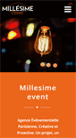 Mobile Screenshot of millesime-event.com